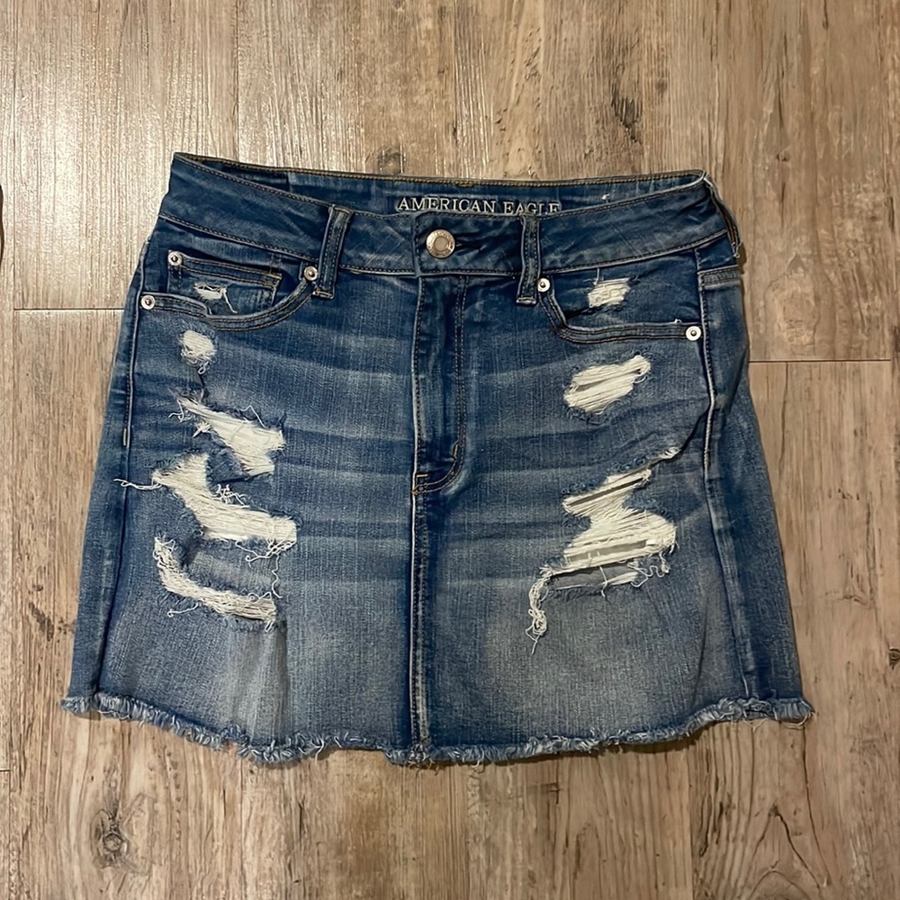 Jean skirt American eagle